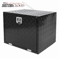 30x 24x 24 Aluminum Heavy Duty Stripes Plated Tool Box Underbody Truck Box