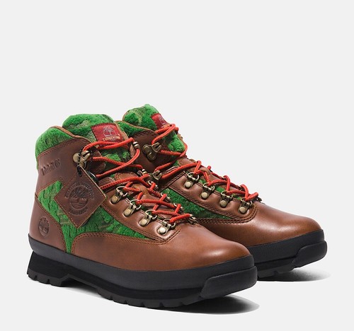 Hombres Timberland Marrón Verde Senderista Negro Pioneros Bota Senderismo Talla 13 - Imagen 6 de 9