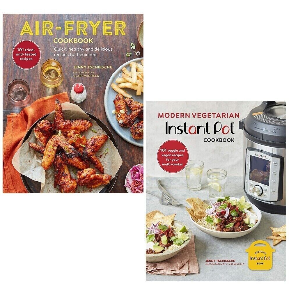 Jenny Tschiesche 2 Books Set Air-fryer Cookbook, Modern Vegetarian Pot Cookbook - Image 3