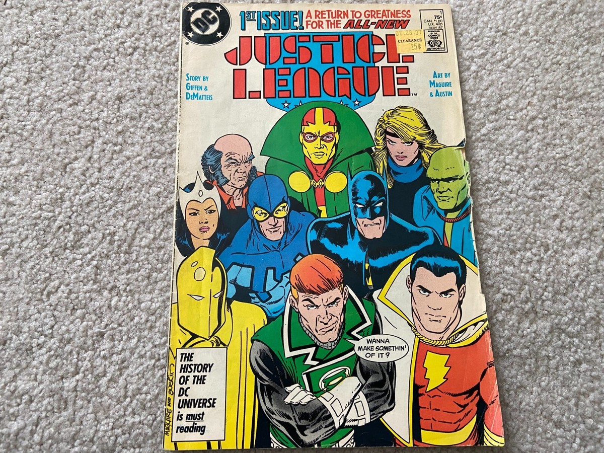 1987 Justice League Vintage DC Comic Book | eBay