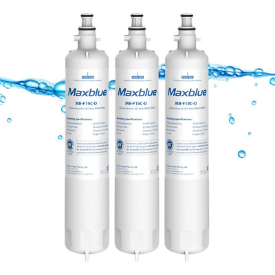 Maxblue Refrigerator Water Filter, Replacement for GE  RPWFE(with CHIP) 1-6 Pack
