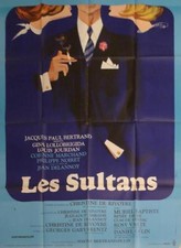 LOS SULTANES - LOLLOBRIGIDA / FUMAR / TRAJE - PÓSTER ORIGINAL GRANDE DE PELÍCULA FRANCESA