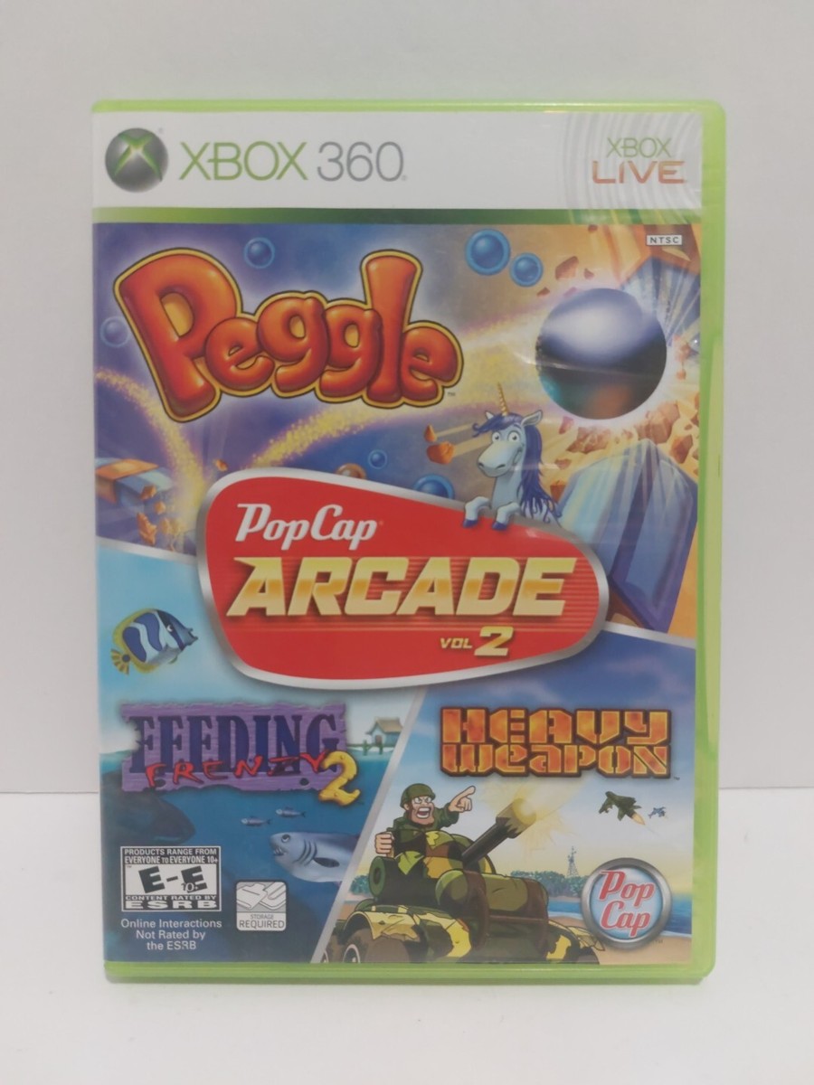 COMPLETE PopCap Arcade Vol. 2 (Microsoft Xbox 360, 2009) No Manual