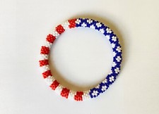 USA Flag 4th of July Independence Day Bracelets Red, White  Blue Theme USA ship