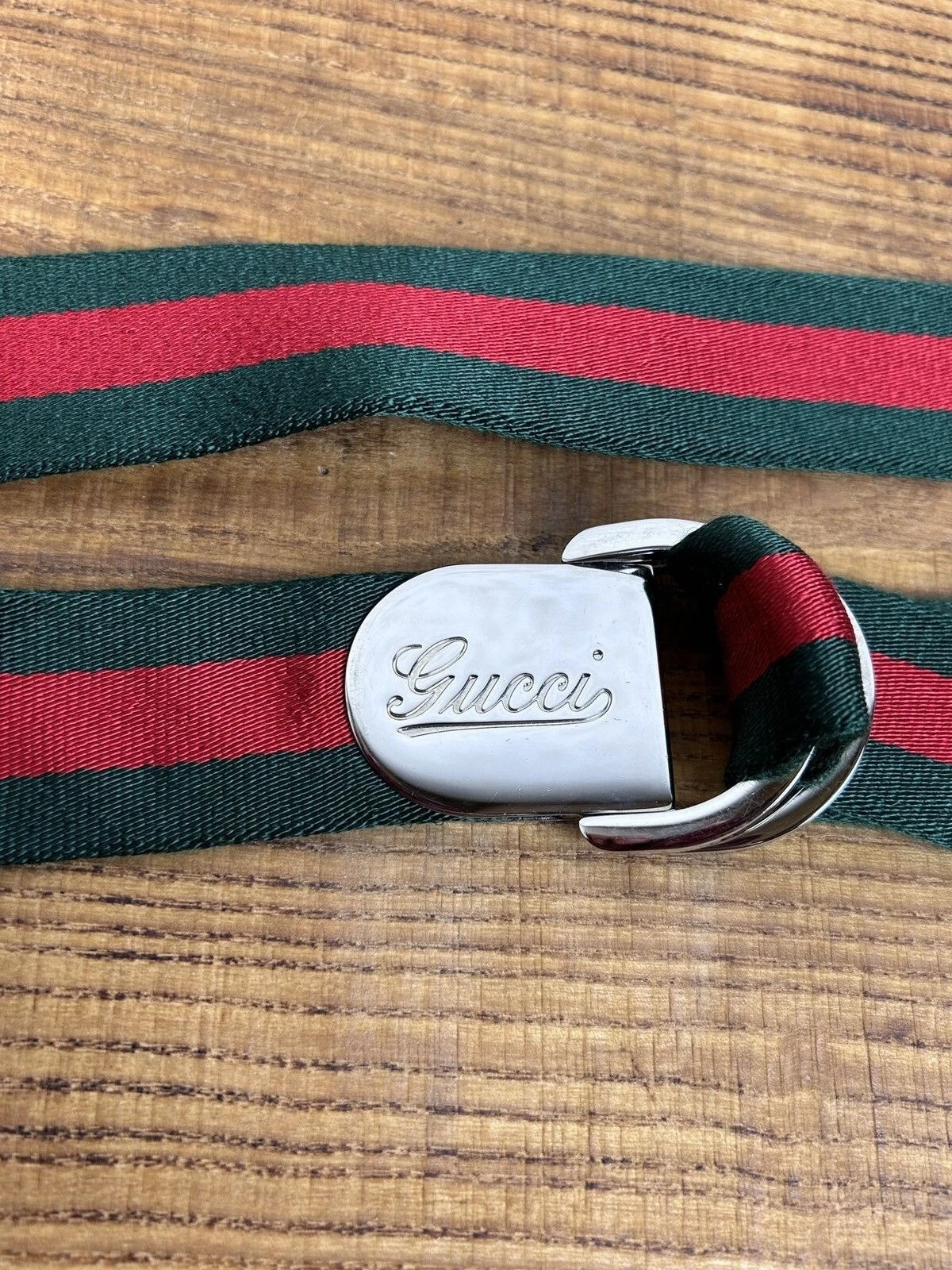 Ceinture toile signature Gucci 189812 1476 taille 90/36