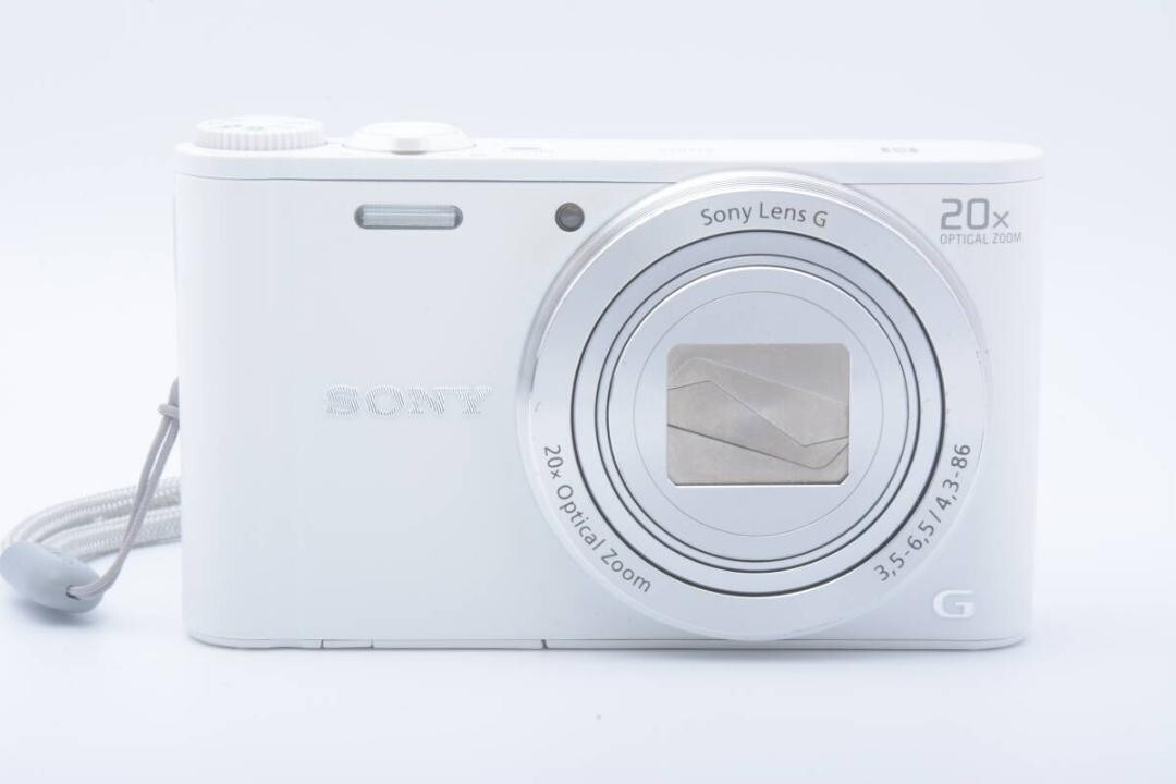 BS Near Mint SONY Cyber-shot DSC-WX350 18.2MP White Compact Camera