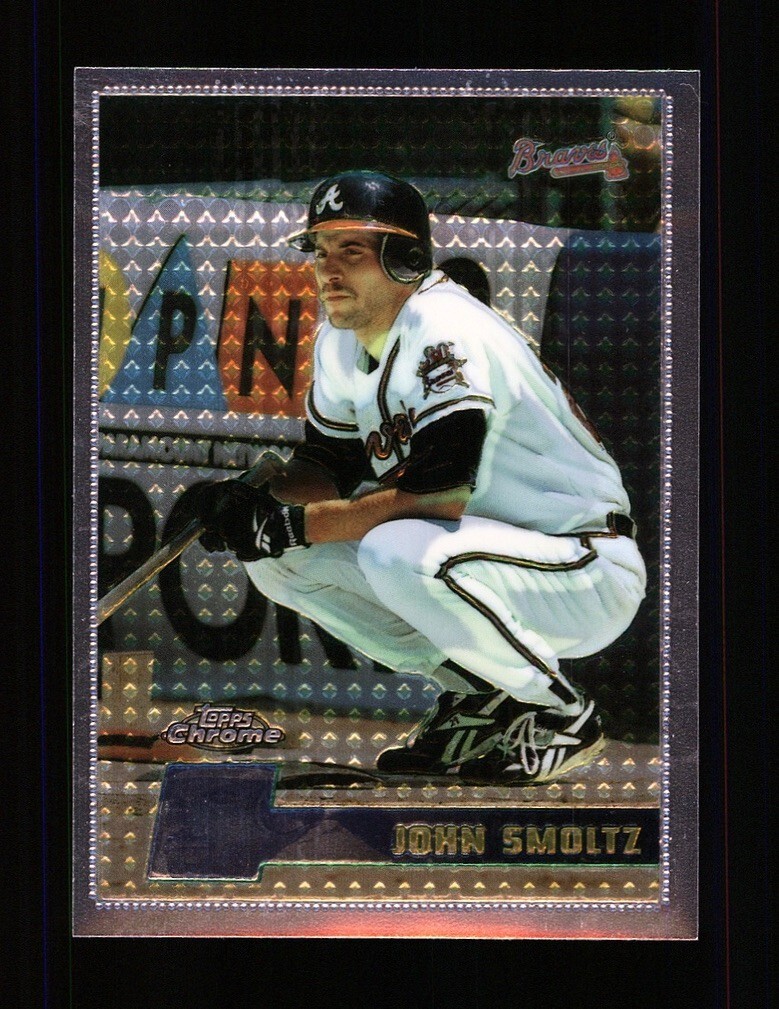 1996 TOPPS CHROME #59 JOHN SMOLTZ - ATLANTA BRAVES HOF
