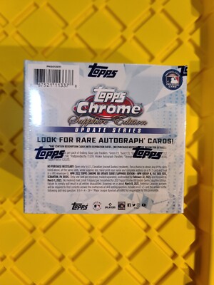 r*a様 2022 Topps Chrome Update MLB Series Topps 2022 Chrome Update Baseball Sapphire Edition Box - 8 Packs
