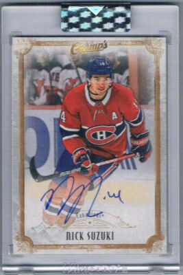 2021-22 UPPER DECK CLEAR CUT CHAMP'S AUTOGRAPH NICK SUZUKI
