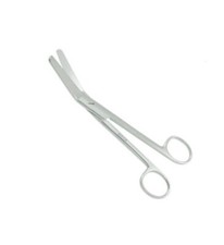Ferguson Abdominal Scissor, 7", Angled on Flat