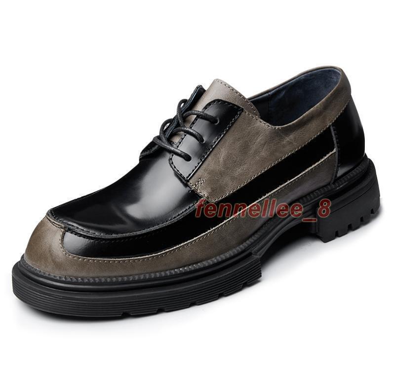 SAOLA Scarpe uomo Brirish punta tonda stringate pelle abito business tempo libero lavoro festa