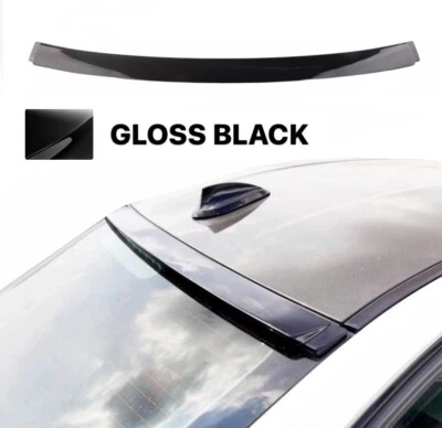 STM ALERÓN DE TECHO TRASERO NEGRO BRILLANTE LABIO DE ALA DE VENTANA PARA BMW SERIE 3 F30 ABS
