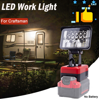 #ad #ad For Craftsman 20V Max Li Ion Battery New Cordless LED Work Light for Camping US $24.65