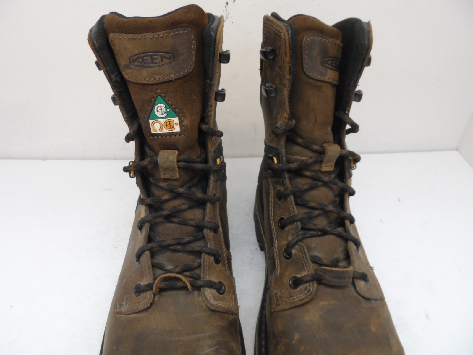 Stivali da lavoro impermeabili Keen 8 pollici Abitibi II CTCP da uomo marroni taglia 7 5D