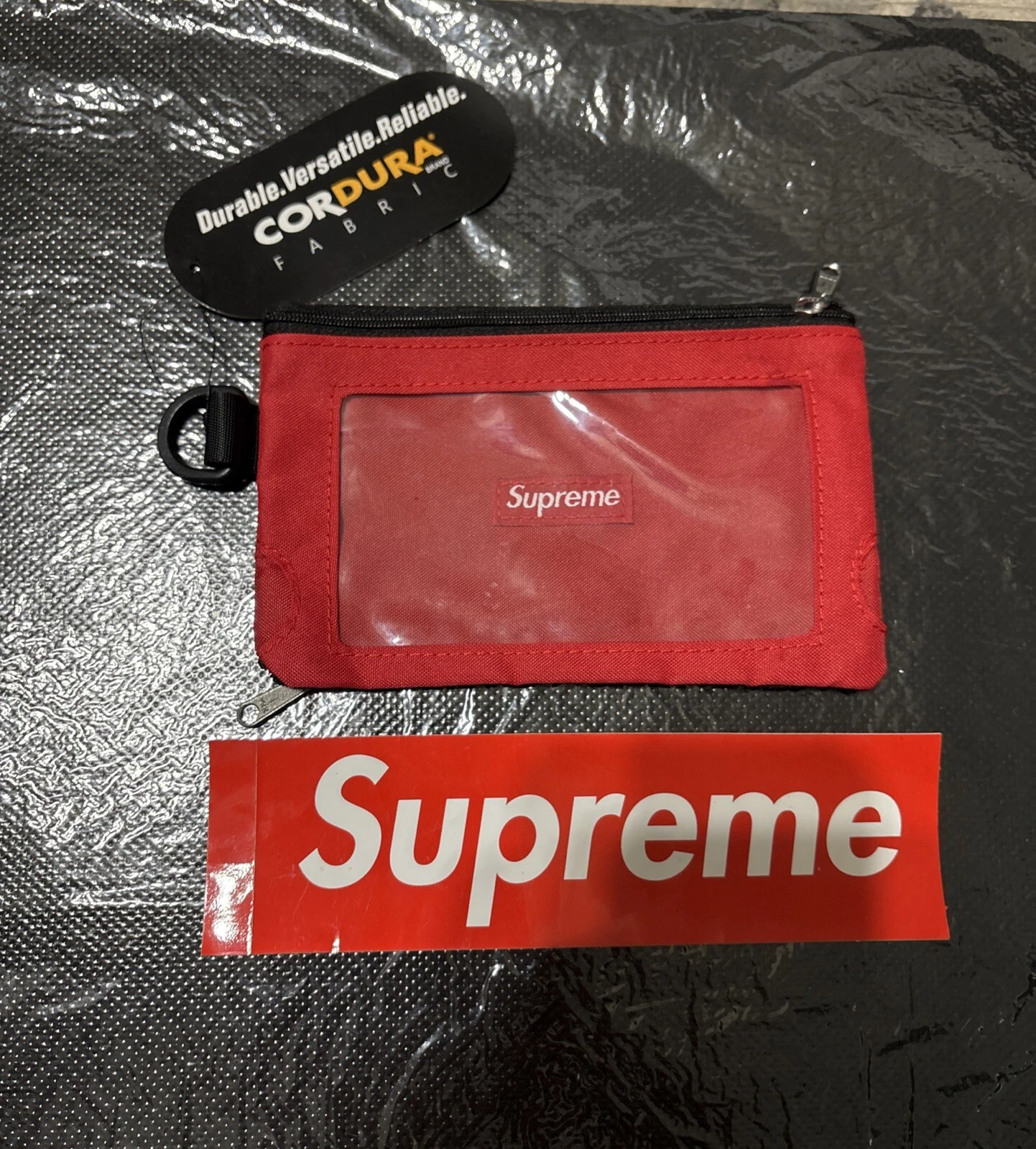 Pochette mobile Supreme rouge FW16 neuve rare 2016 pochette mobile