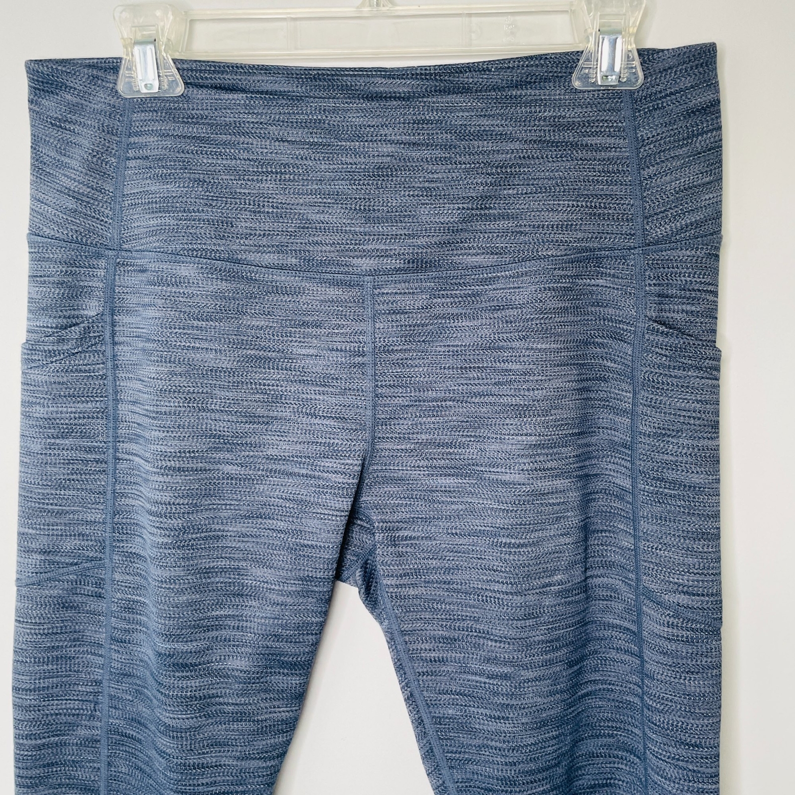 Mondetta Performance Luxury Womens L Blue Leggings Side Pockets eBay