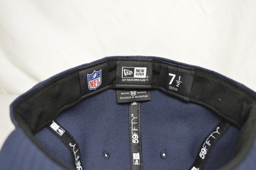 New Era 59Fifty NFL Chicago Bears On Field NE TECH Fitted Hat 7 1/2 - New w/Tags - Picture 6 of 7