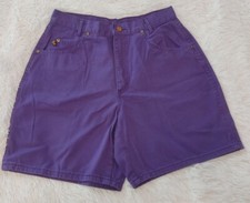 Chic Vintage High Rise Shorts Sz 15 Casual Purple
