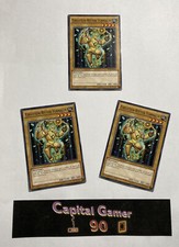 Yu-Gi-Oh! Playset: 3x Edelstein-Ritter Turmalin SP15-DE001 1. Auflage Common