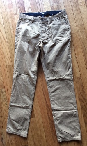 H\u0026M Men's Chinos Slim Fit Casual Pants 