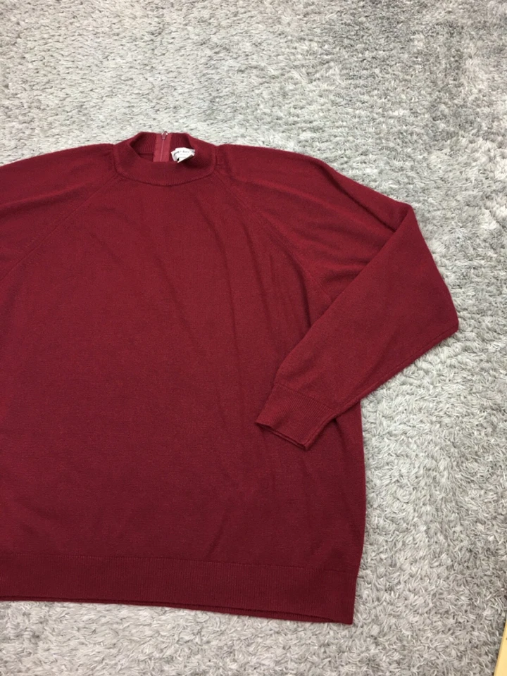 Suéter Hampshire Studio Cuello Simulado Mujer Talla 2X Rojo 100% Acrílico Foto 2 de 4