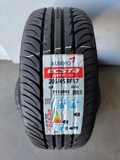 2x 205/45 RF17 84V PNEUMATICI ESTIVI KUMHO KU31 XRP RUNFLAT PNEUMATICI NUOVI PNEUMATICI 8mm