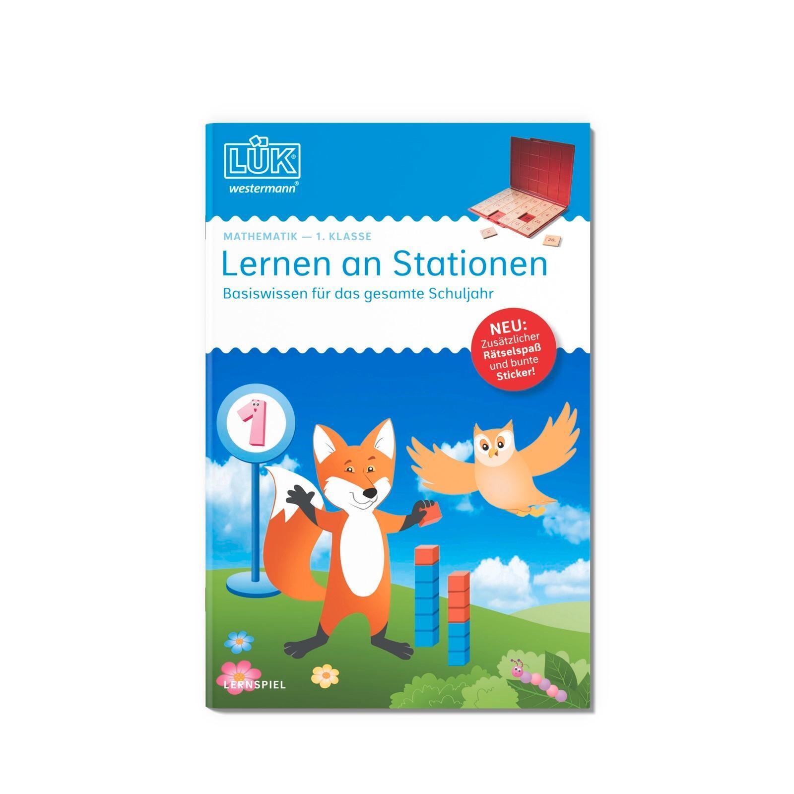 Thumbnail - Lük. Mathematik Klasse 1 Lernen An Stationen | Broschüre | Lük /