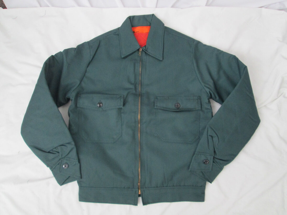 Mens Jacket IKE zip out liner uniform bomber Blue Green Gray Mens Jacket IKE zip out liner uniform bomber Blue Green Gray