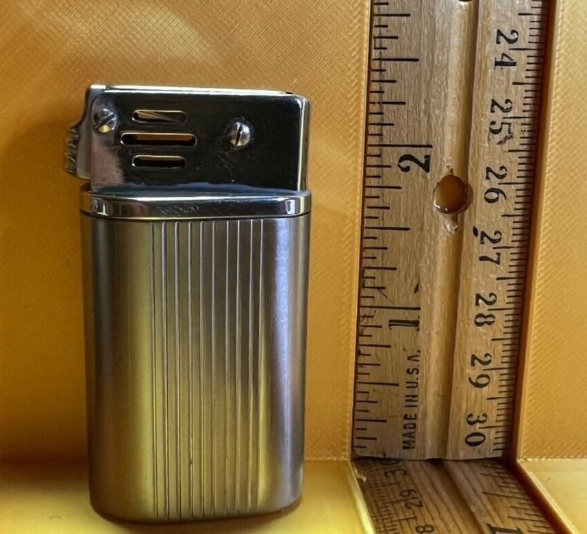 VINTAGE RARE TANRA BUTANE LIGHTER-NEW FLINT- ORIGINAL GAS CANISTER