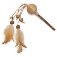 Beeztees Katzenspielzeug Catnip/Matatabi Ball Juto Mit Federn & GlöCkchen 32Cm