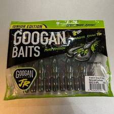 Googan GKC-3-SPL Krackin' Craw Sprayed Lettuce 3" Fishing Lure (10 Pack)