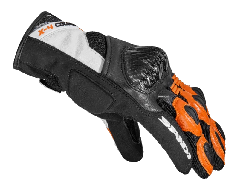 SPIDI X4 COUPE' TEXTECH 皮革摩托车赛车手套赛道日 # C80     — 第 3/4 张图片