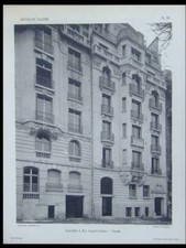 PARIS, 5 RUE AUGUSTE COMTE - 3 PLATES - 1929 - ARCHITECTURE, HENRI DELORMEL
