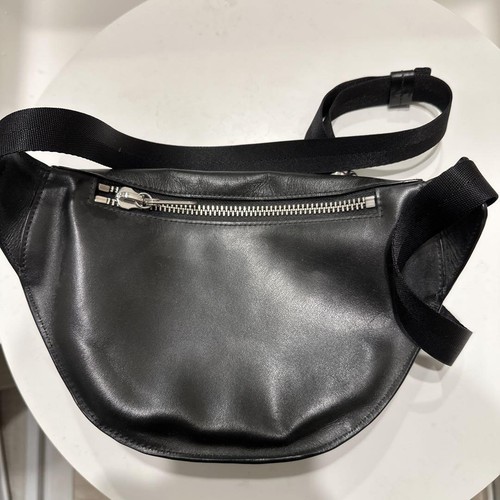 Kenzo Men Black Leather Body Bag Limited Edition VHTF Rare Good Condition Japan - Picture 5 of 12