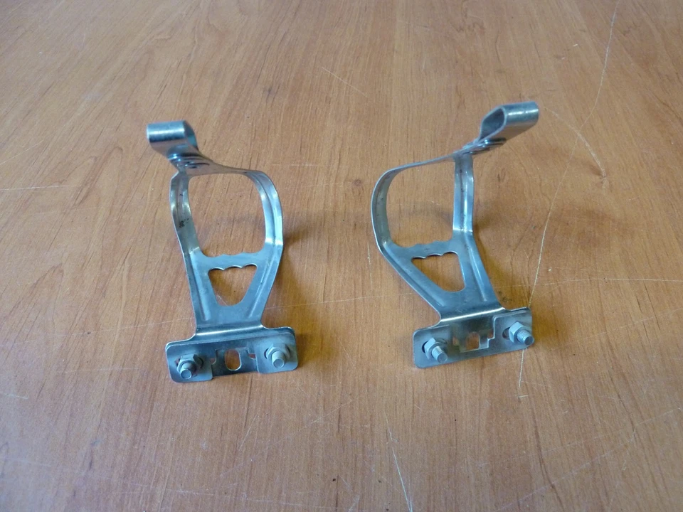 Ancien vélo cales pieds course AFA altes fahrrad old bike bici VINTAGE pedale 1 - Photo 3/4