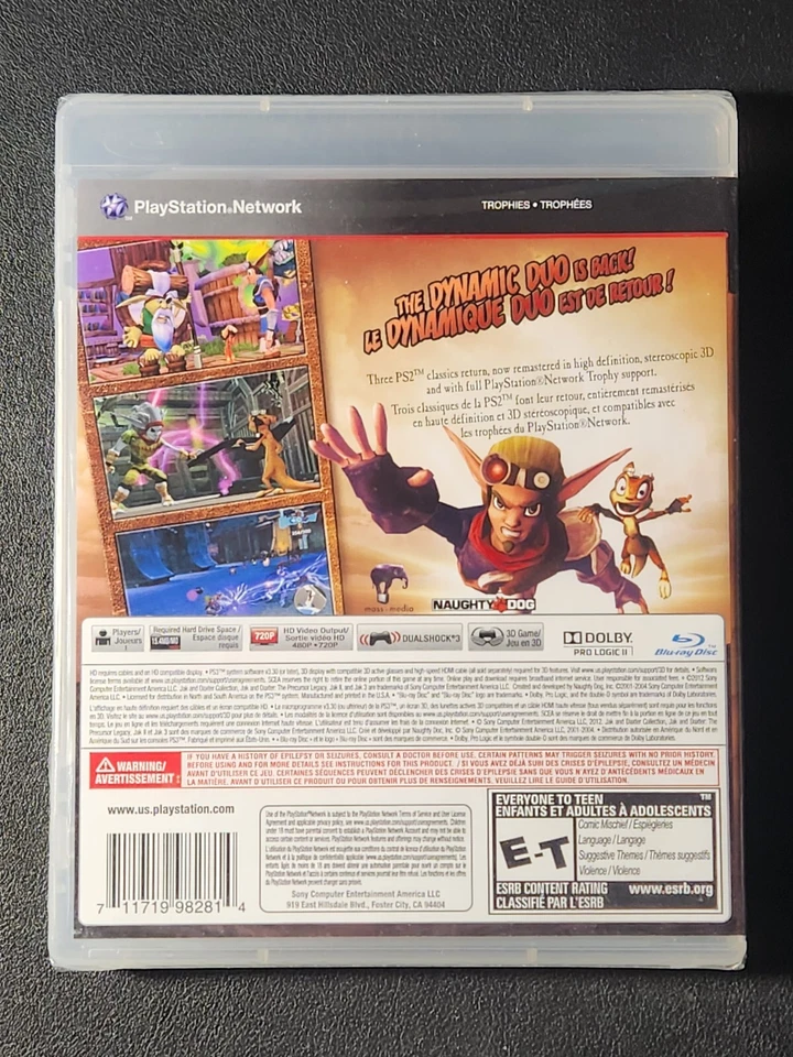 Jak and Daxter Collection (Sony PlayStation 3, 2012) NEW SEALED - Image 4 of 4