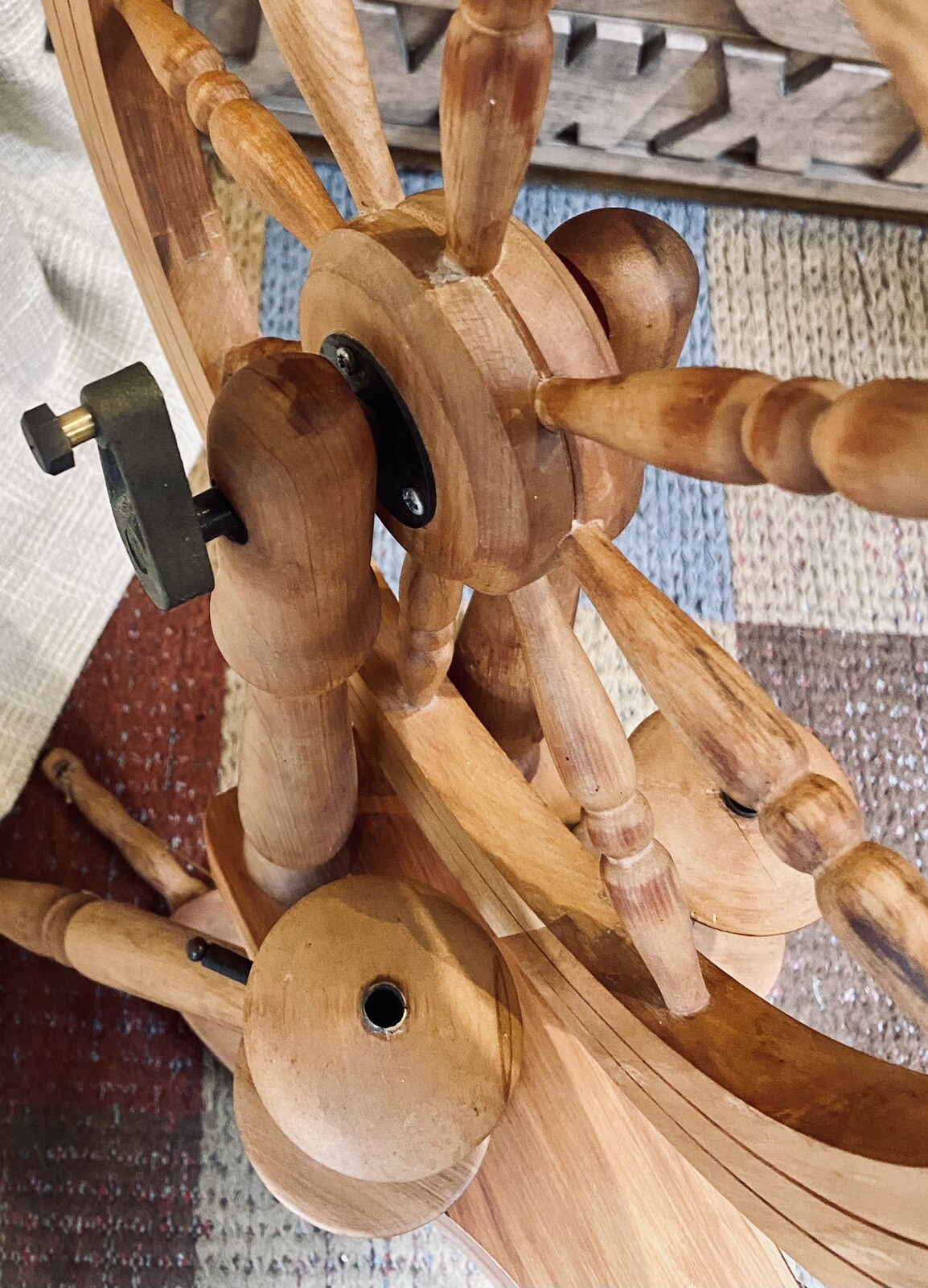 Vintage Pipy Spinning Wheel eBay