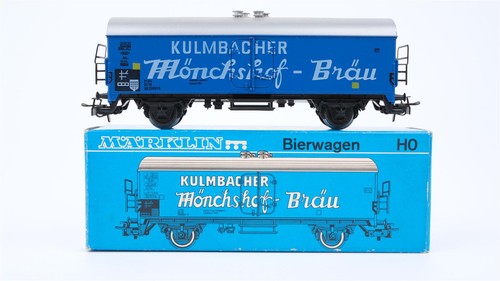 Märklin H0 4660 Bierwagen KULMBACHER MÖNCHSHOF-BRÄU (Kühlwagen)  Tehs 50 der DB | Condition: Gebraucht