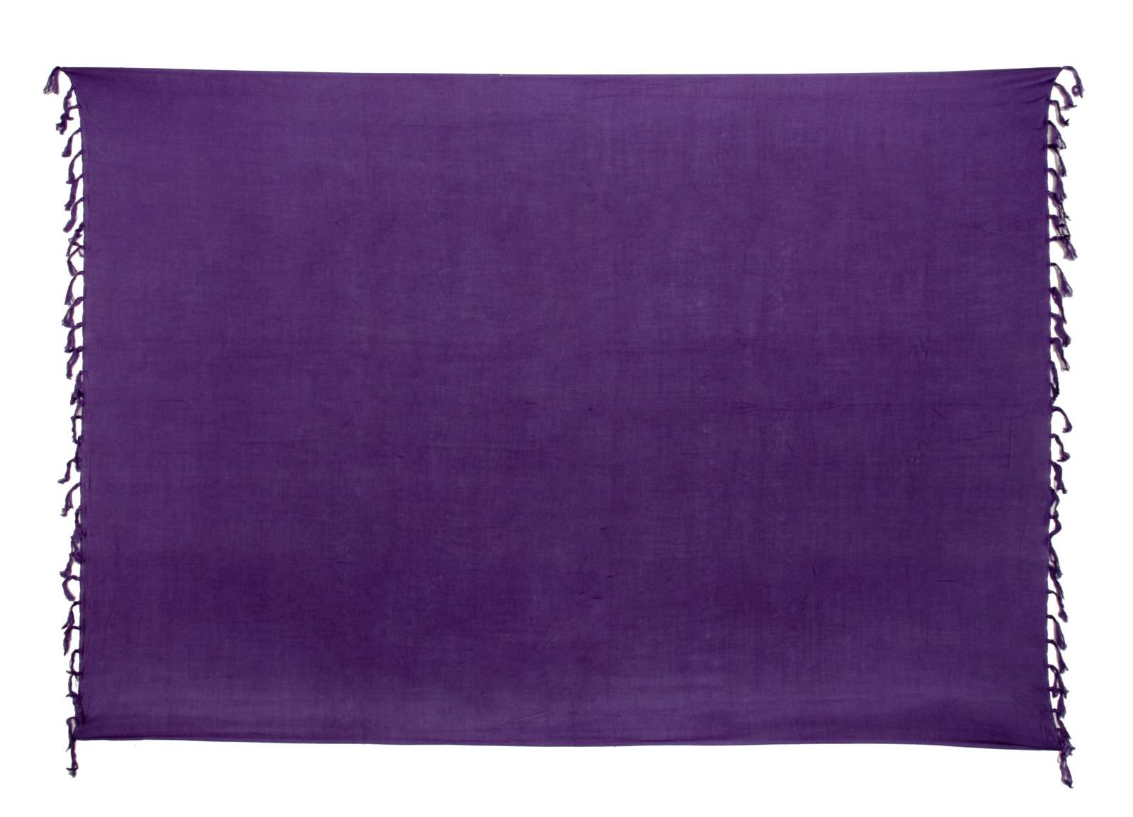 Sarong Pareo toalla de playa falda envolvente pañuelo Lunghi monocromático simple paño liso