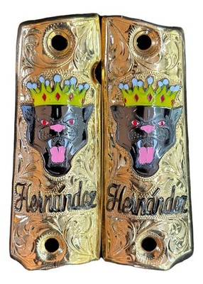 Cachas Colt 1911 38 & 45 Super LUXURY Pantera King Panther Grip MADE IN MEXICO