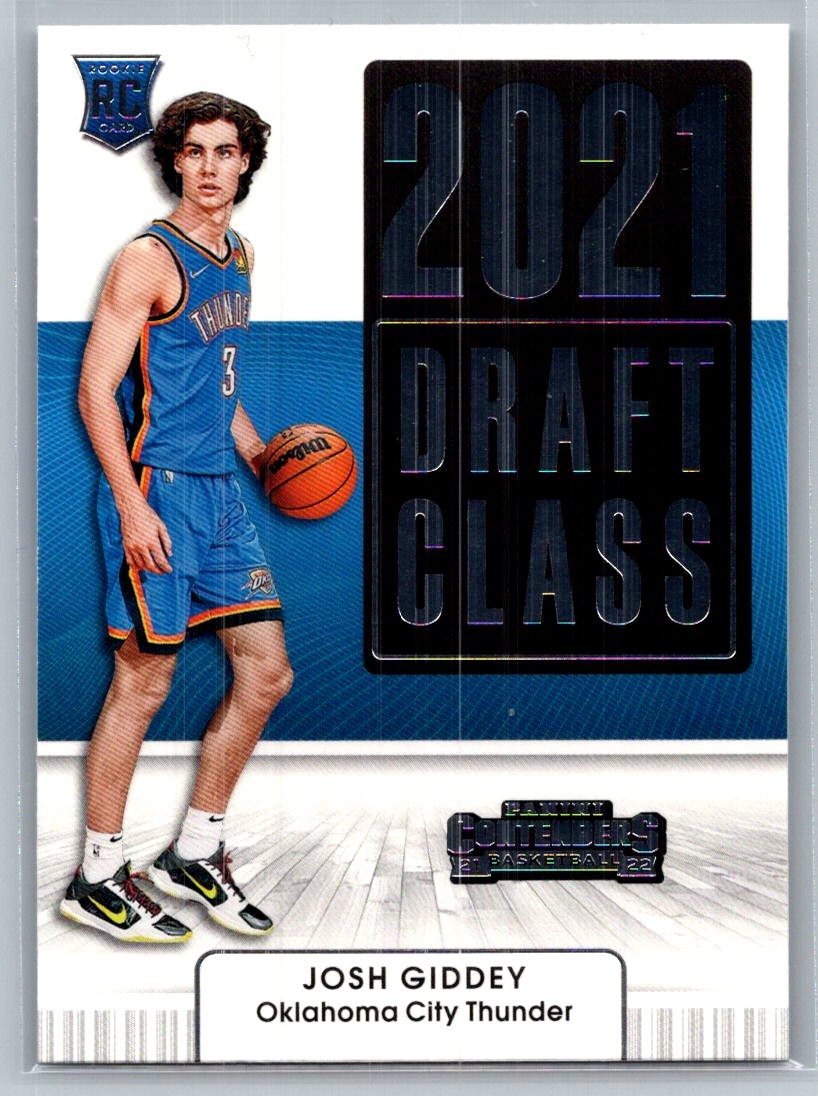 2021-22 Panini Contenders Josh Giddey 2021 Draft Class #6