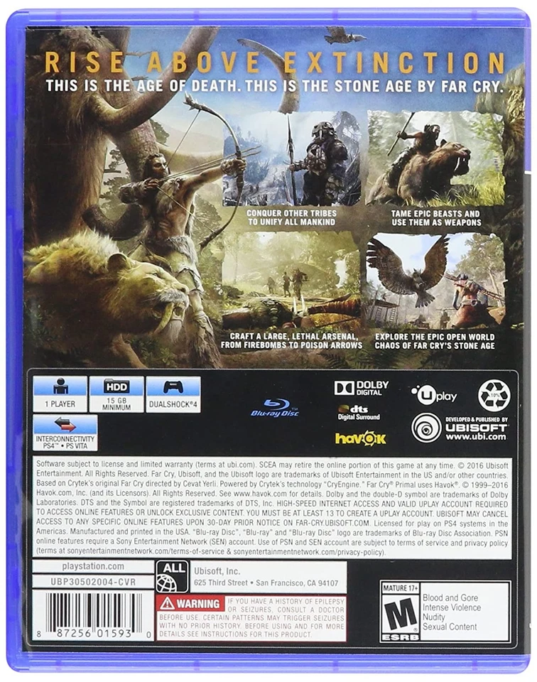 Far Cry Primal - PlayStation 4 Standard Edition (Sony Playstation 4) - Image 2 of 4