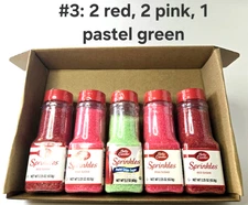 Betty Crocker Sugar Sprinkles Cookie/Cake (5 Bottles) *NEW *8 Combos Available