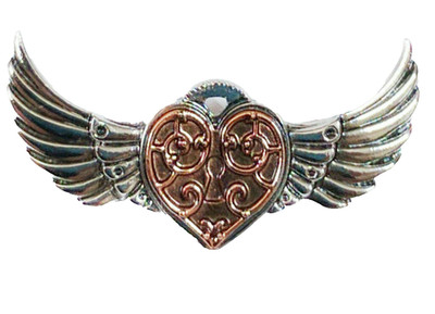 Anne Stokes Valkyrie Heart Winged Brooch Engineerium Steampunk