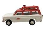 Vintage 1970’s TONKA Pressed Steel Jeep Wagoneer Rescue Vehicle Ambulance