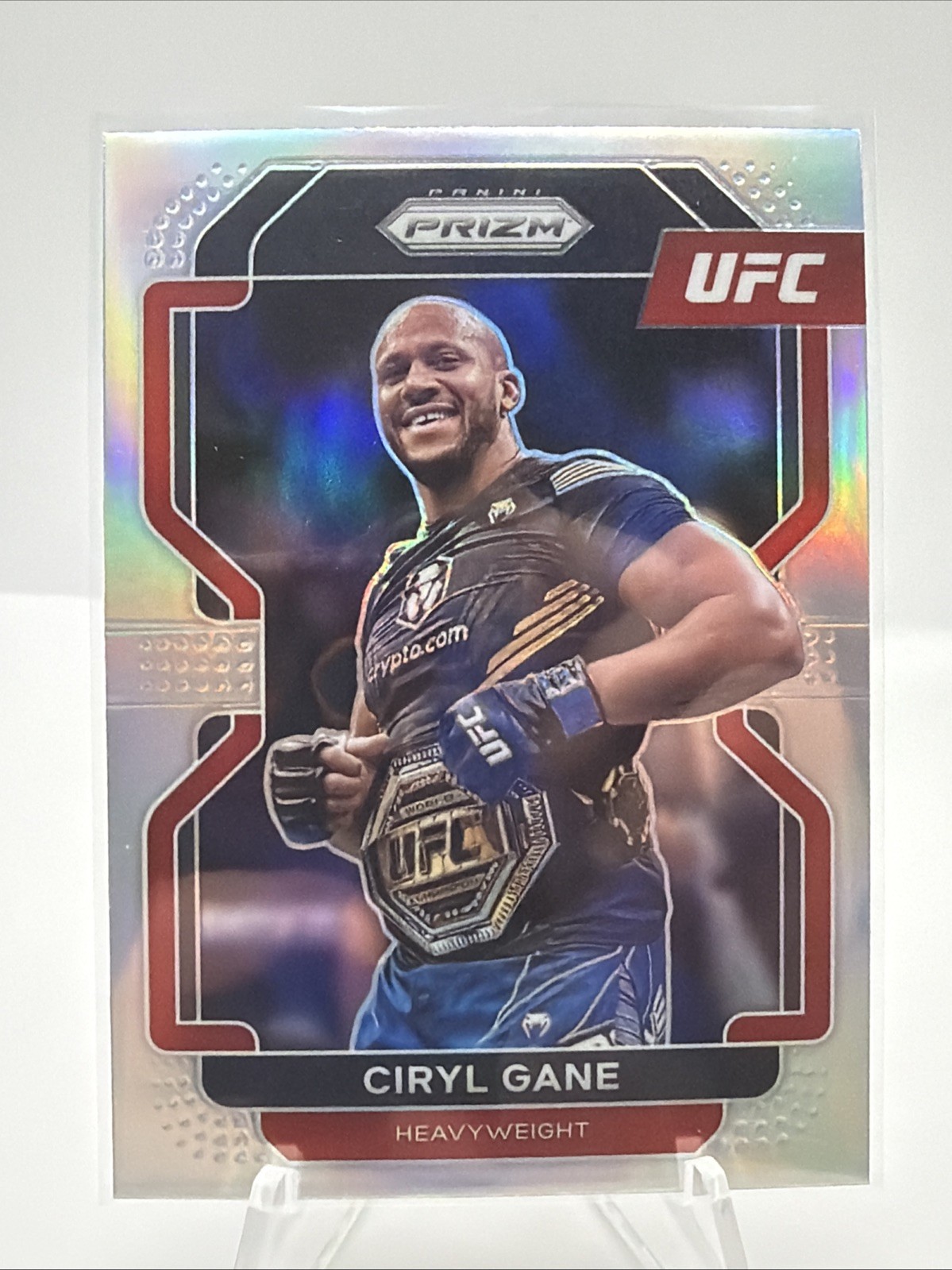 2022 Panini Prizm UFC - Ciryl Gane #101 Silver Prizm