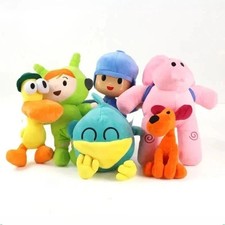 Cute Plush Toy Pocoyo Barto Lula Aili Elephant Duck Puppy Gift