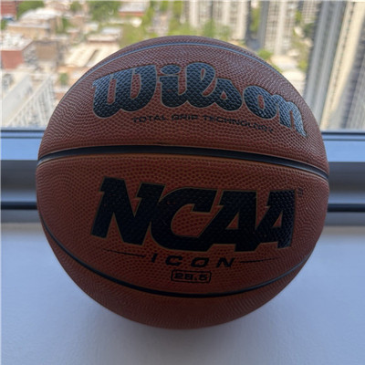 Wilson NCAA Icon Composite Leather Basketball Size 6 28.5'' Indoor/Outdoor 