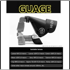 V3 GUAGE Macro Camera Flash Light Speedlite Softbox Reflector Snoot Diffuser III