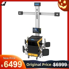 3d Wheel Alignment Machine Fully Automatic Car Wheel Aligner Need 4 Post Lifting